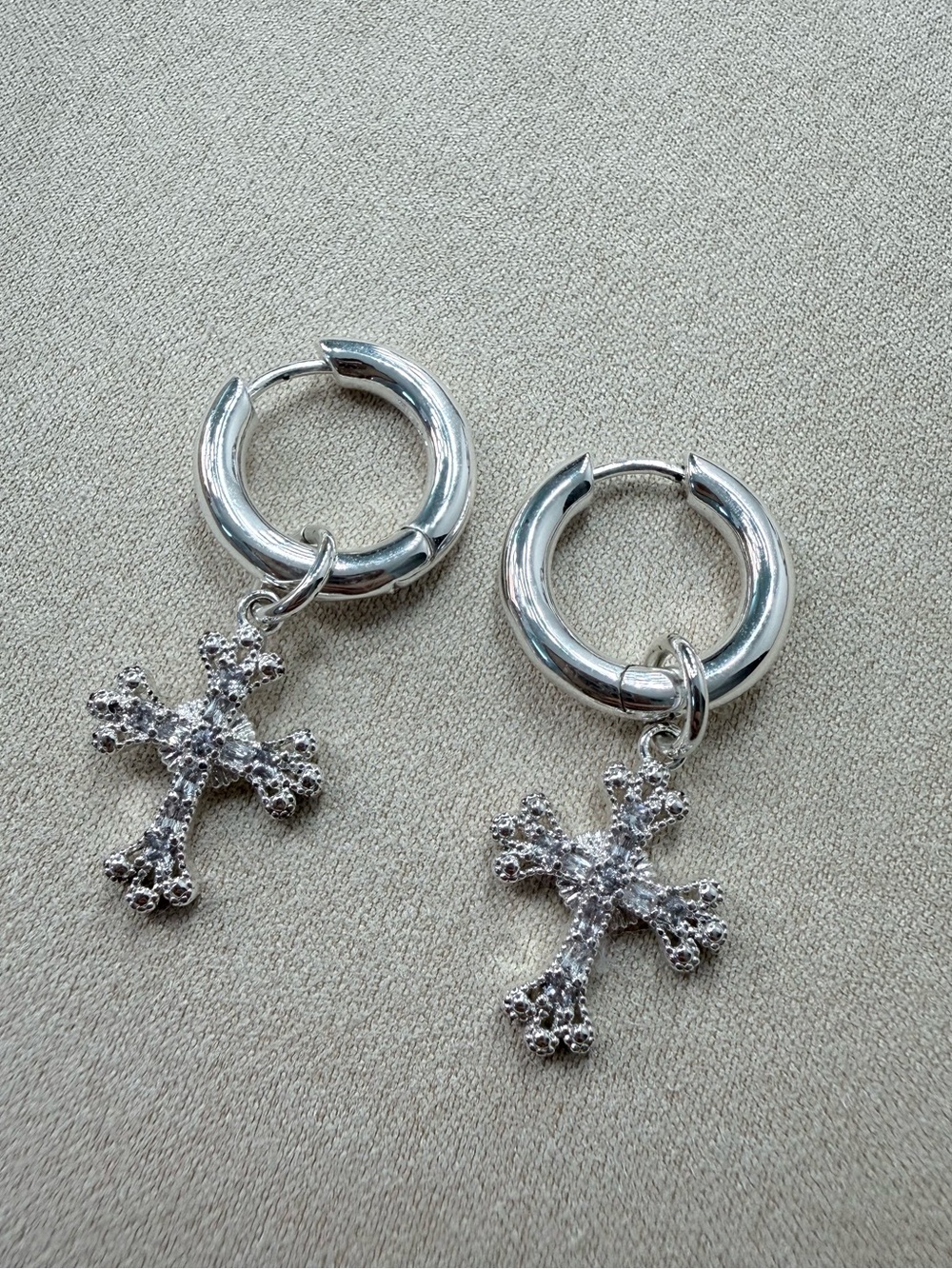 DRAE Collection Goth Cross Earrings